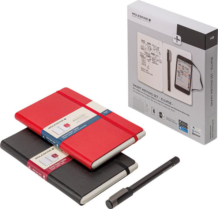 Produktbild Moleskine Smart Writing Set Ellipse (A5, Gepunktet, Liniert, Harter Einband)