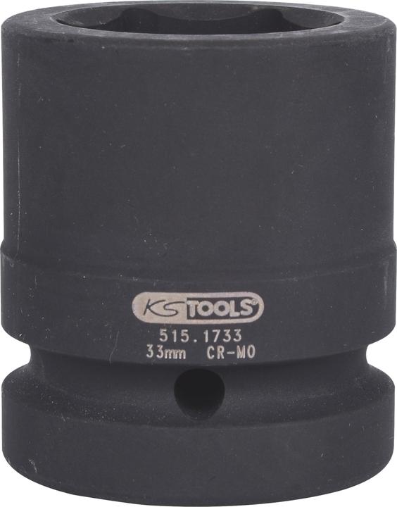 Produktbild KS Tools 1" Kraft-Stecknuss kurz (33 mm)