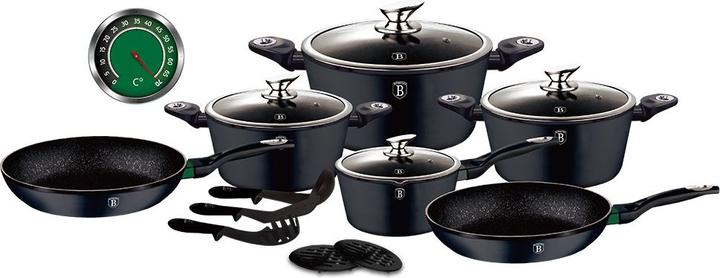 Productafbeelding BerlingerHaus Granieten Pannenset Bh-1474 (Kookpotten en pannenset, Gegoten aluminium)