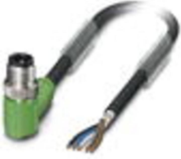 Phoenix 1682773. Kabellänge: 5 m, Stecker: M12, Produktfarbe: Schwarz