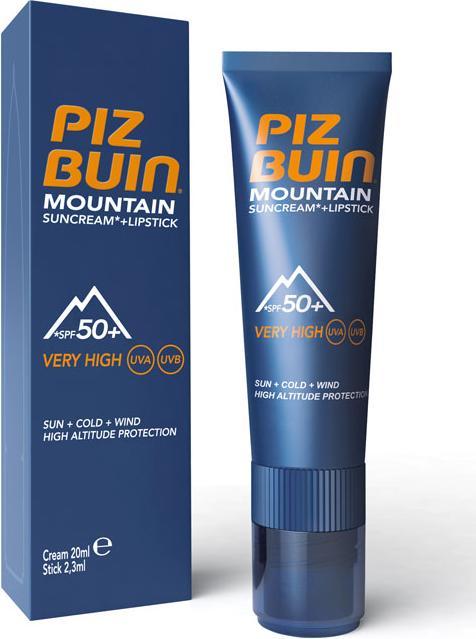 Immagine prodotto Piz Buin montagna (Stick solare, Crema solare, SPF 50+, 20 ml, 40 g)