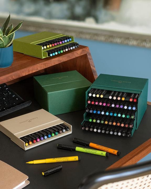 Actual product image Faber-Castell Ink Drawer Pitt Artist Pen (48 x)