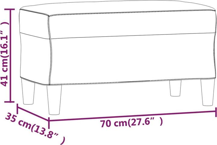 Image du produit vidaXL Bank (35 cm)