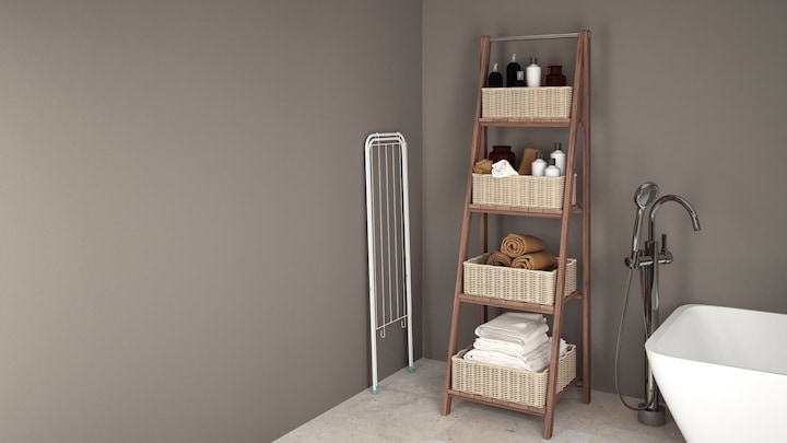 Produktbild Colombo Neu Scal Gazzella 6 Boden Wäscheleine Grau (6 m)
