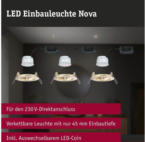 Produktbild Paulmann Einbauleuchte Nova Set (470 lm)