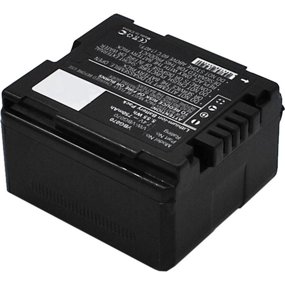 CoreParts Camera Battery for Panasonic (Akku), Kamera Stromversorgung, Schwarz