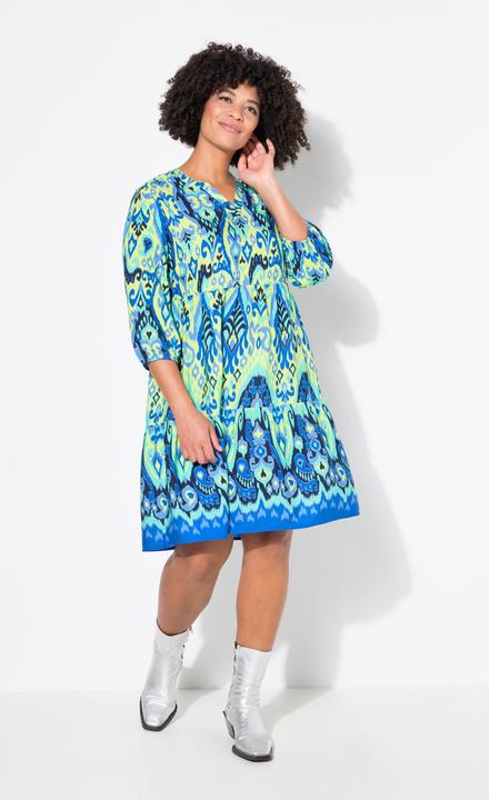 Actual product image Angel of Style Kleid, A-Linie, Ornament-Print, 3/4-Ärmel (50)