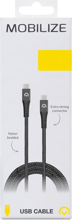 Actual product image Mobilize Nylon USB-C to USB-C (1 m)