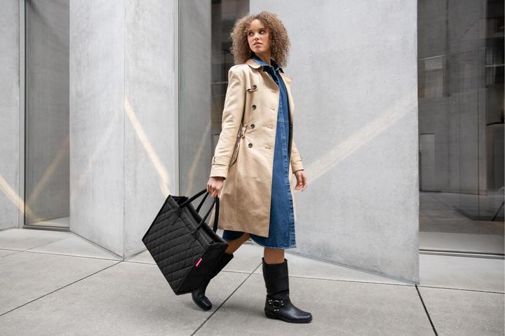 Actual product image reisenthel daily shopper business rhombus black