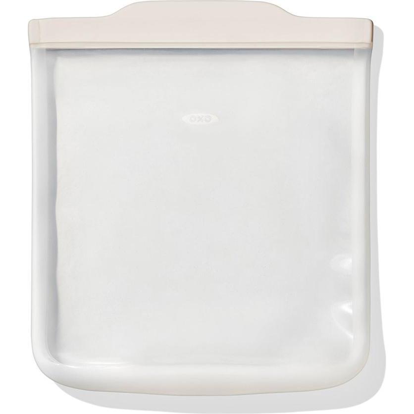 OXO Good Grips Wiederverwendbare Silikonbeutel, Lebensmittelverpackung, Transparent