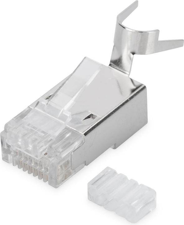 Produktbild Digitus ASSMANN CAT 6A Modularstecker 8P8C geschirmt fur Massivleiter AWG 22 - 23 Leiter Lieferung inkl.... (Netzwerkkabel Stecker)