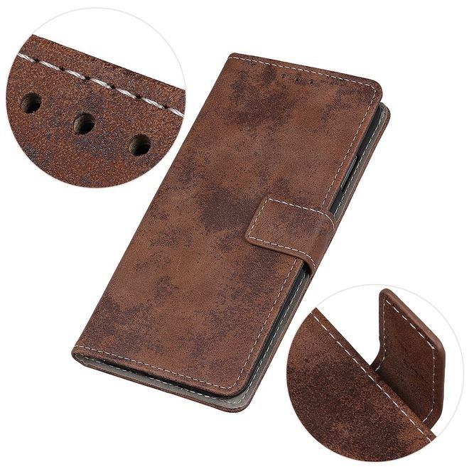 Actual product image MU Style Vintage Leather Bookcover Series (LG Velvet)