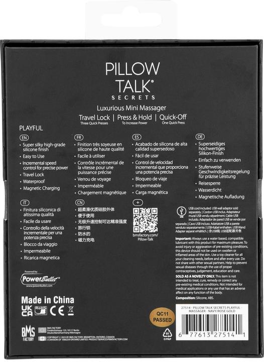 Produktbild Pillow Talk Secrets PlayfulClitoral Vibrator Blue
