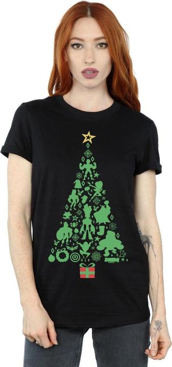 Image du produit - T-shirt AVENGERS CHRISTMAS TREE - Femme (XXL)