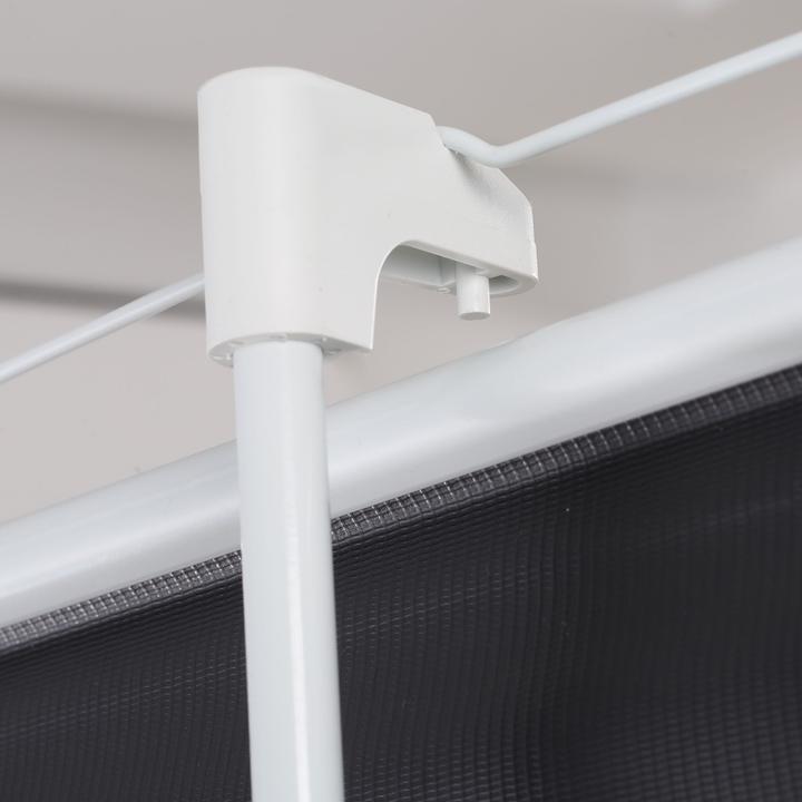 Produktbild Homcom Beamer Leinwand Kunststoff, Metall Weiss (4:3)