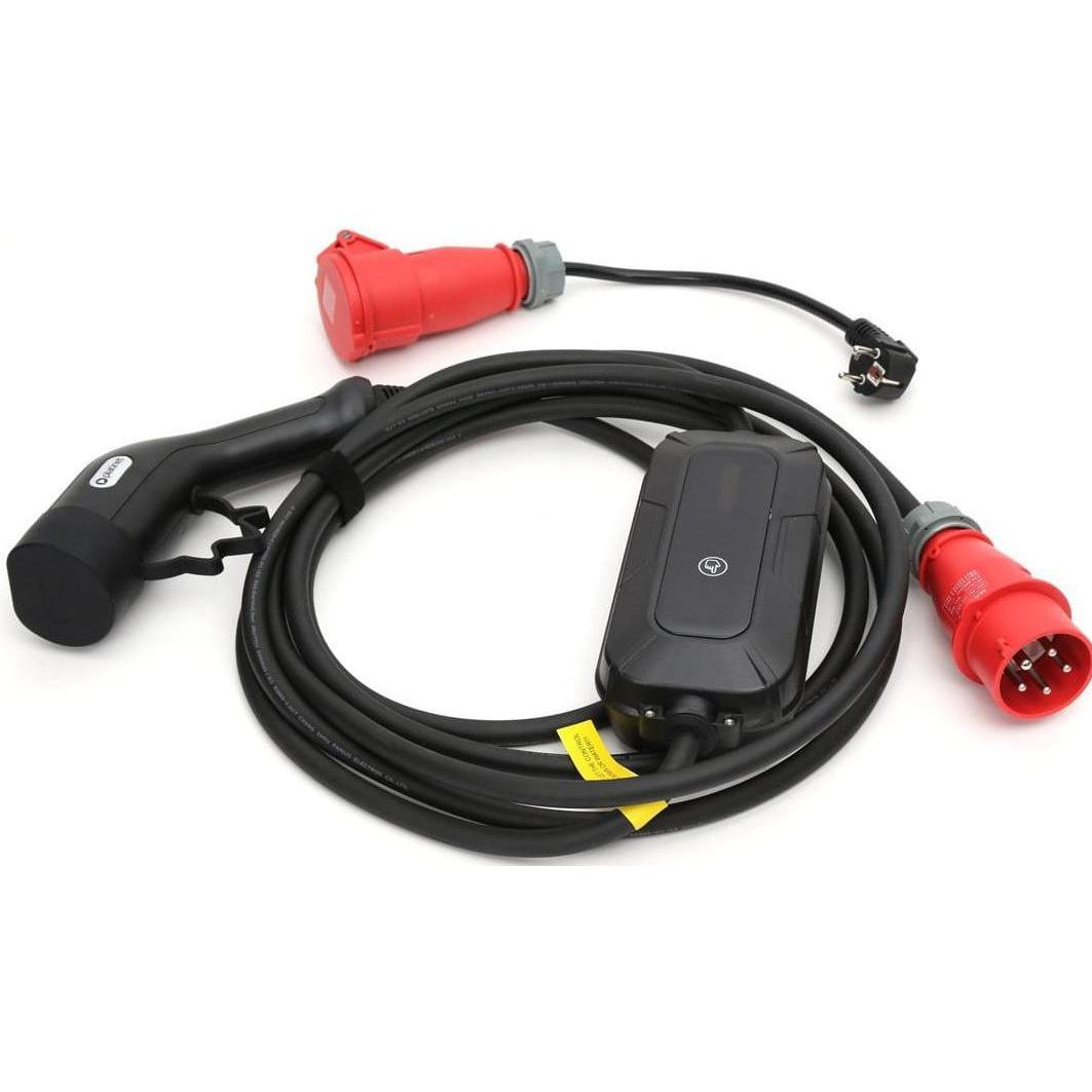 Platinet, Elektroauto Ladestation, PPC32AT22 (Typ 2, 22 kW, 32 A, CEE32 rot, Typ 2, Typ F)