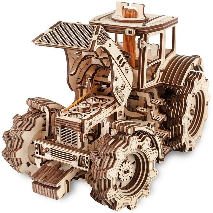 Image du produit Eco Wood Art Tracteur - Kit de construction 3D en bois