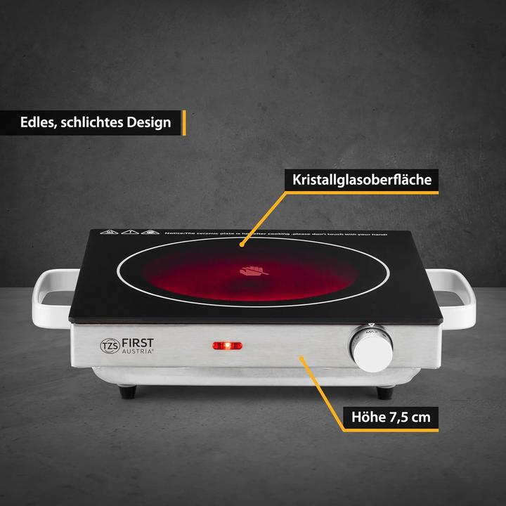 Actual product image TZS First Austria Infrared hotplate