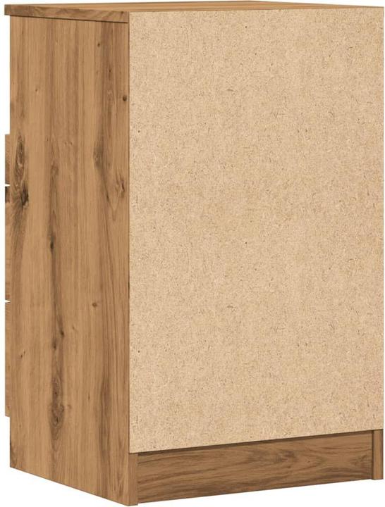 Produktbild vidaXL Nachttisch Nachtschrank Nachtkommode Nachtkonsole Stauraum Artisan-Eiche (40 x 36 x 65 cm)