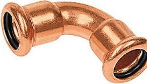 Produktbild Sanha bøjning 28 mm 90° M-M - muffe-muffe Cu press. M og V bakker (Pressverbindung)