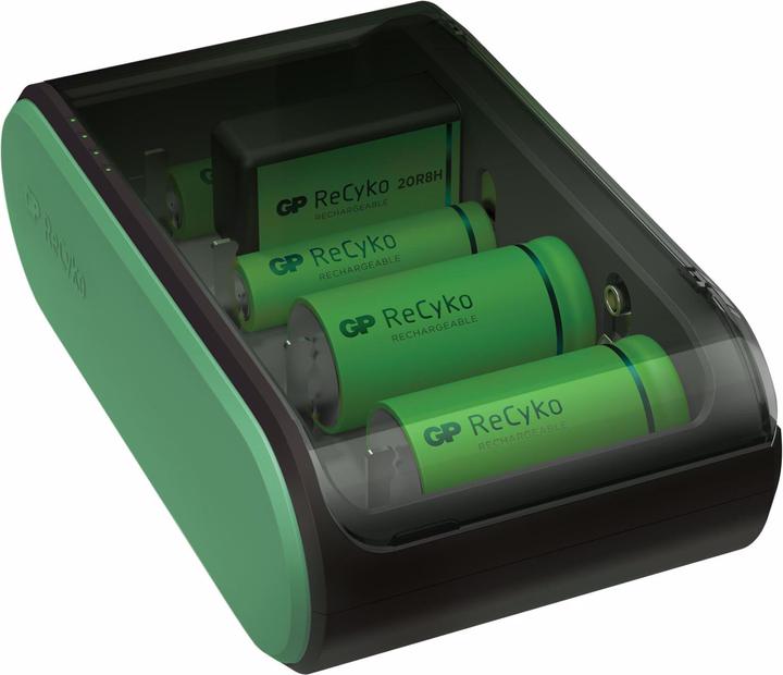 Actual product image GP Batteries ReCyko Universal Charger AA/AAA/C/D/9V Batteries NEW (1 pcs., Rechargeable battery)