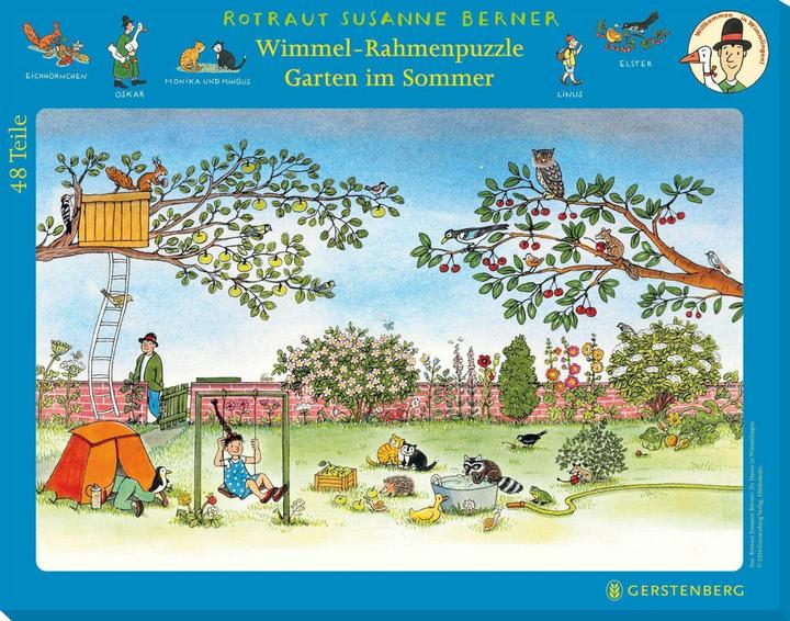 Wimmel Frame Puzzle At Home in Wimmlingen Motif Garden (48 pieces)