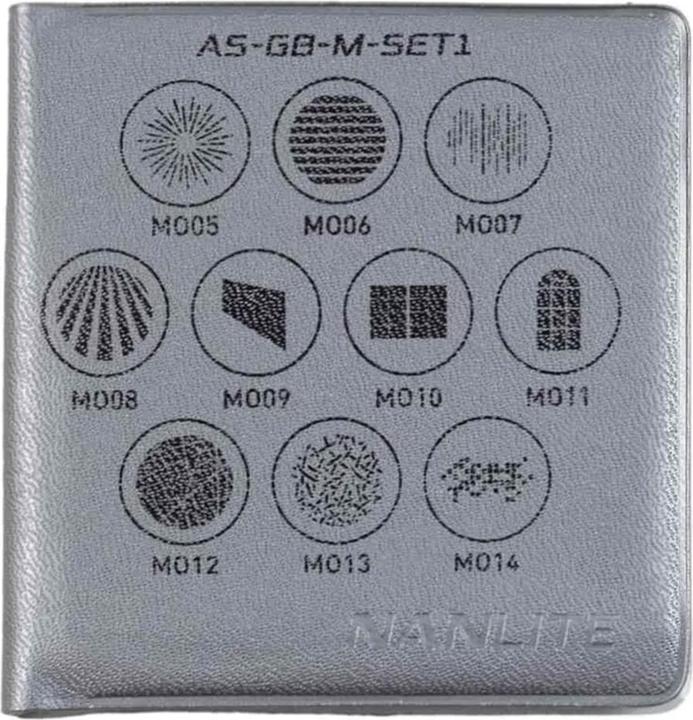 Nanlite M-Size Projection Attachment GOBO Set 2 (10pcs)