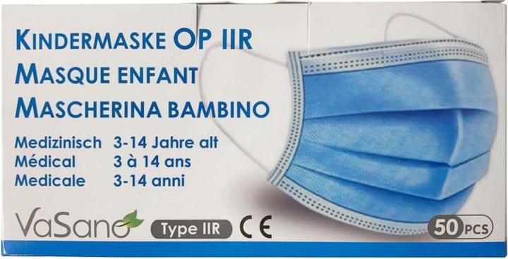 Produktbild VaSano Typ IIR Kindermasken (Typ IIR, 50 x)