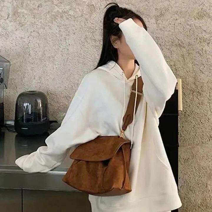 Immagine prodotto Only-Bags.Store Moda Borse a tracolla Retro Pu Leather Flap Crossbody Bag Messenger Handbag Clutch Purse