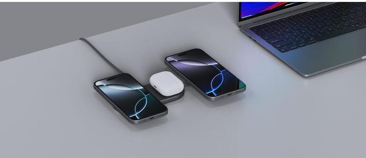 Actual product image Aukey MagFusion C Pro 3-in-1 Magnetic Wireless Charger (25 W)