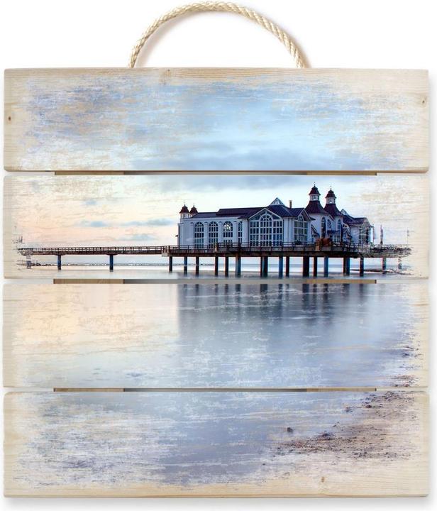 Produktbild Trenddeko Seebrücke Sellin (40 x 41.5 cm)