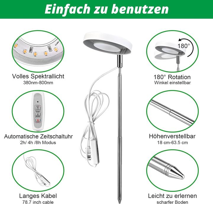 Immagine prodotto Cieex Luce della pianta (LED, 260 V)