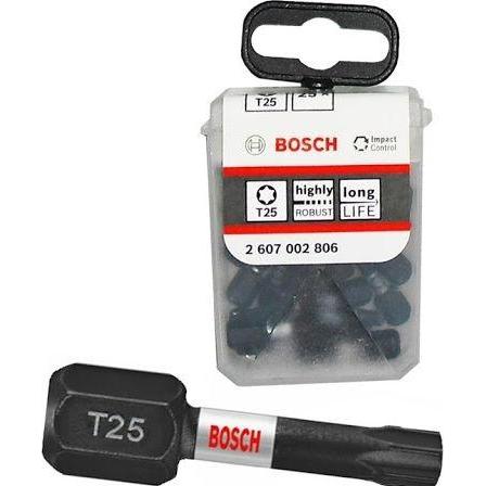 Thumbnail - Bosch Zubehör, Bits, PRO Torx Impact Bit, T25, 25 mm, 25-tlg. (25mm)