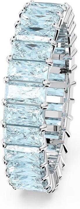 Produktbild Swarovski Matrix Ring Baguette Schliff Blau (58)