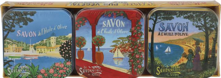 Immagine prodotto Benois Discop Set di saponette La Savonnerie De Nyons 3 pezzi - Mediterraneo. Lago (Sapone duro, 300 ml)