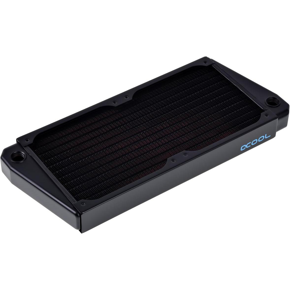 Alphacool NexXxoS ST30 Full Copper X-Flow 240mm (120 mm), Wasserkühlung Radiator, Schwarz