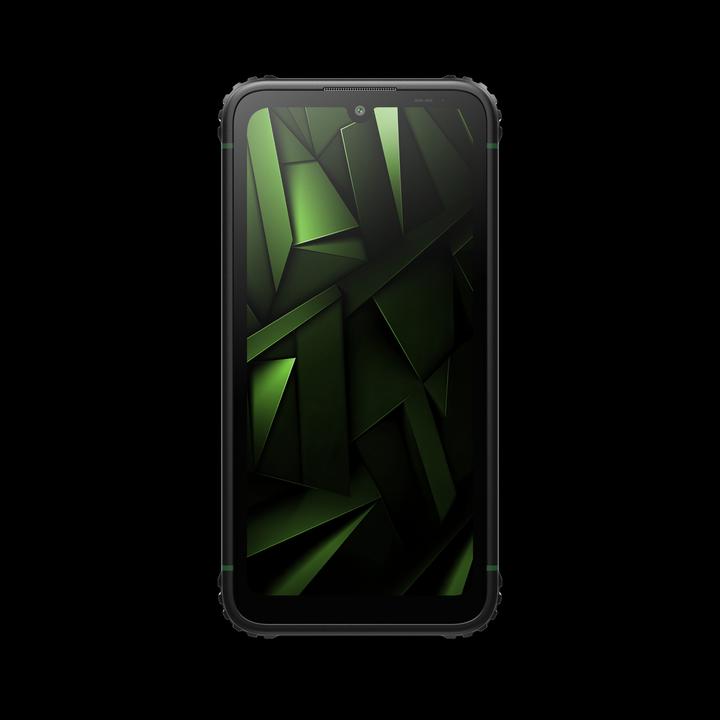 Actual product image Myphone Hammer Ranger (Green) DS 6.1" IPS TFT 720x1560/2GHz/256GB/6GB RAM/Android 15/microSDXC/WiFi,BT,4G (256 GB, Black, Black, Green, 6", Dual SIM, 4G)