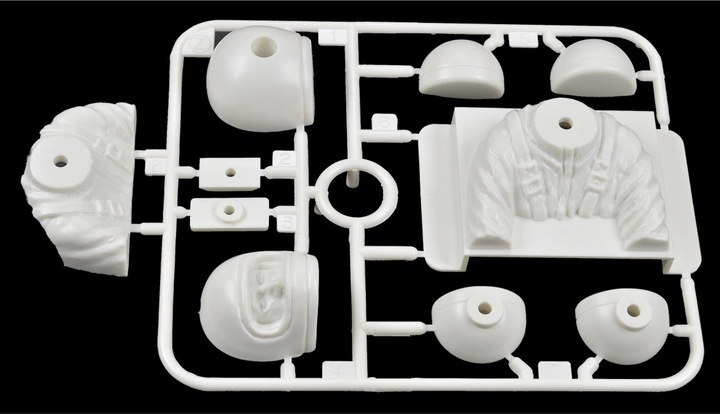 Actual product image Tamiya Buggy driver figure/bust