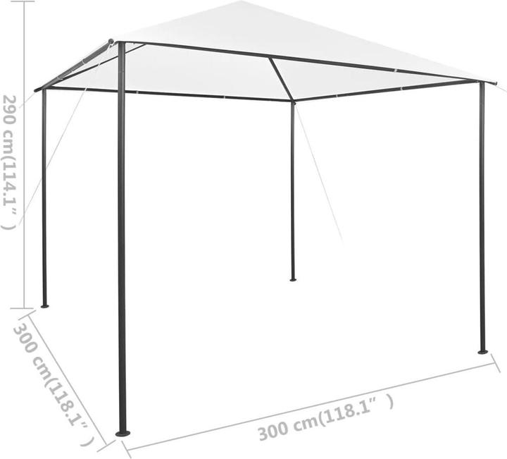 Produktbild vidaXL Pavillon (300 cm, 300 cm)