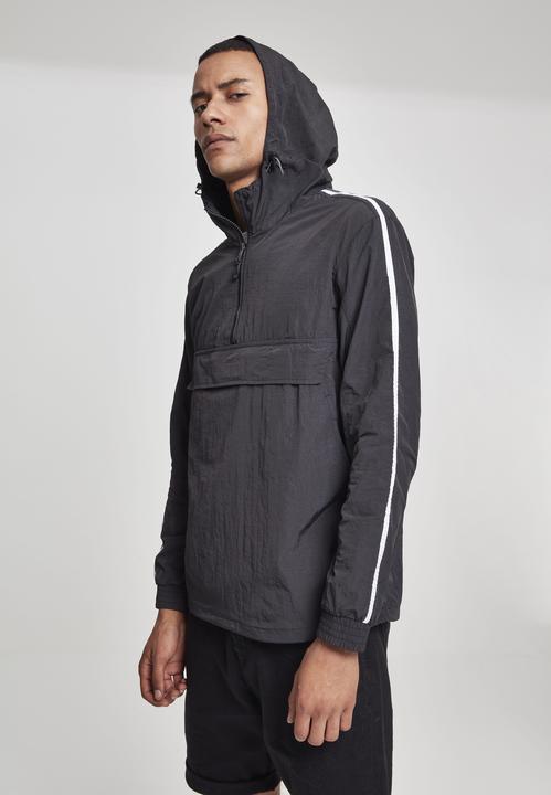 Actual product image Urban Classics Crinkle Nylon Pull Over Jacket (S)