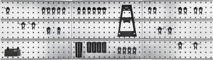 Image du produit Raaco Jeu de crochets à outils avec plaques perforées Panneau mural à outils 3 + 44Clips