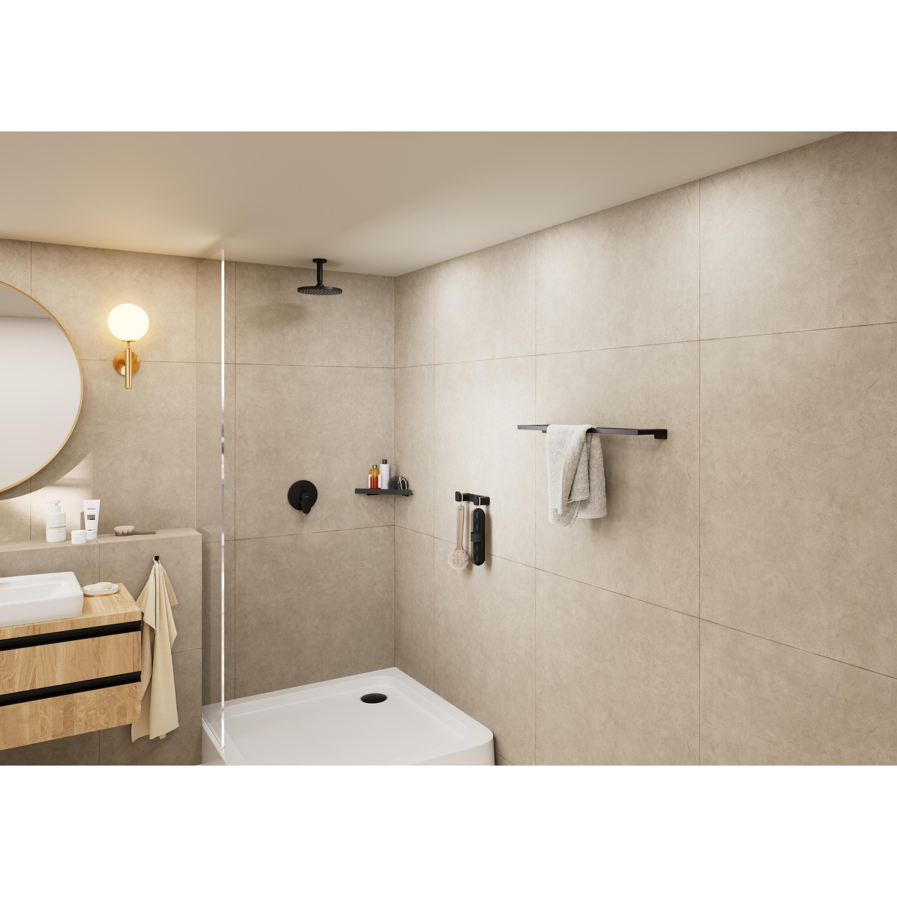 Thumbnail - hansgrohe, Duschsystem, Deckenanschluss VERNIS Blend, Aufputz 100mm mattschwarz