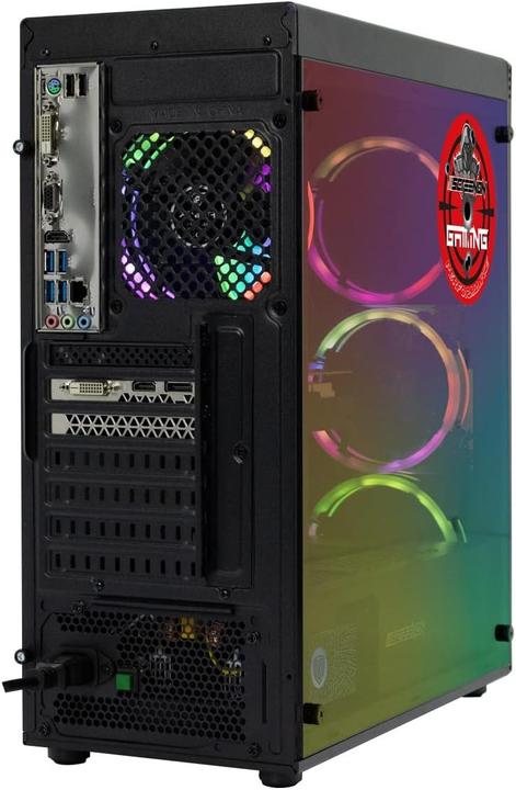 Image du produit ScreenOn PC de jeu avec processeur AMD Ryzen 7 5800X, SSD M.2 500 Go et carte graphique Radeon RX 6600XT (500 Go, 16 Go, AMD Ryzen 7 5800X, Radeon RX 6600 XT)