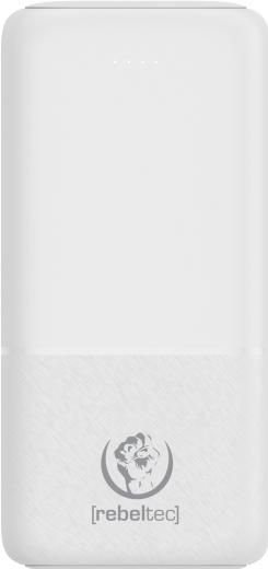 Actual product image Rebeltec powerbank P30 10W 10000mAh white (30000 mAh, 10 W, 111 Wh)