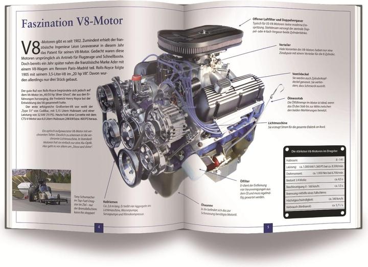 Produktbild Franzis V8-Motor Engine Kit