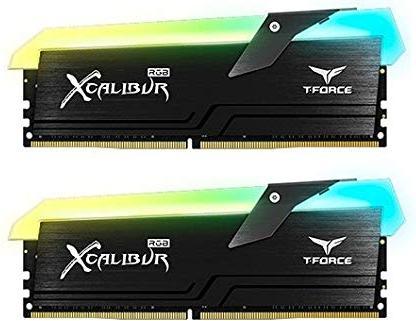 Actual product image Team Electronic Group XCALIBUR RGB memory module 8 GB 2 x 8 GB DDR4 3600 MHz (2 x 8GB, 3600 MHz, DDR4-RAM, DIMM)