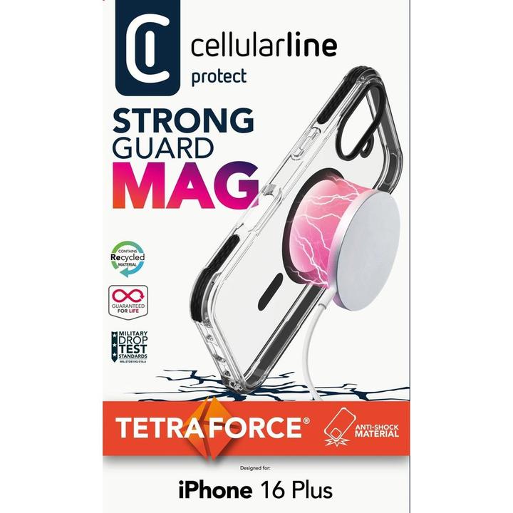 Immagine prodotto Cellularline Custodia MagSafe Strong Guard (Apple iPhone 16 Plus)