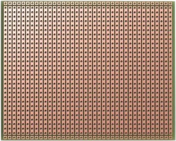 Actual product image Velleman ECL1/2 Euroboard Solder Strip (Circuit board)