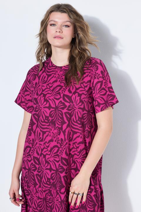 Produktbild Studio Untold Kleid, A-Shape, Flower-Print, weiter Halbarm (46)