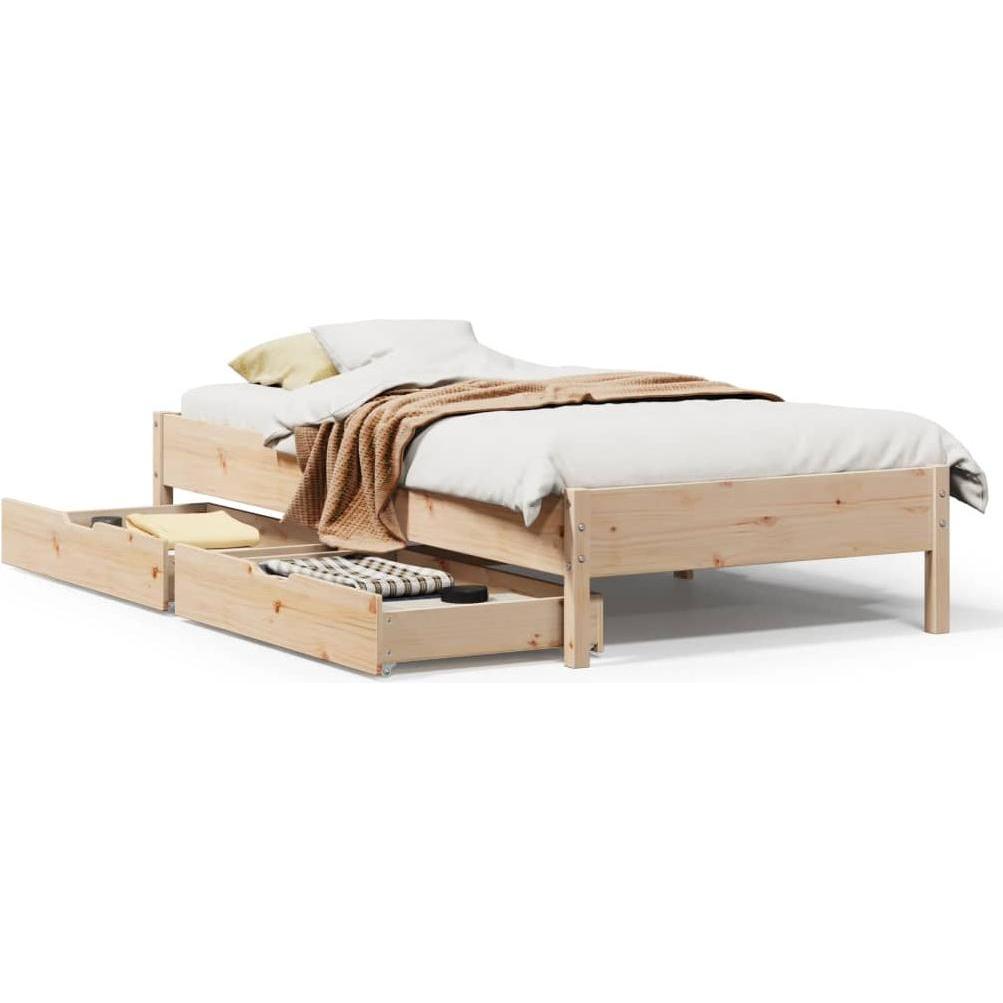 VidaXL, Bett, Bett ohne Matratze (75 x 190 cm)